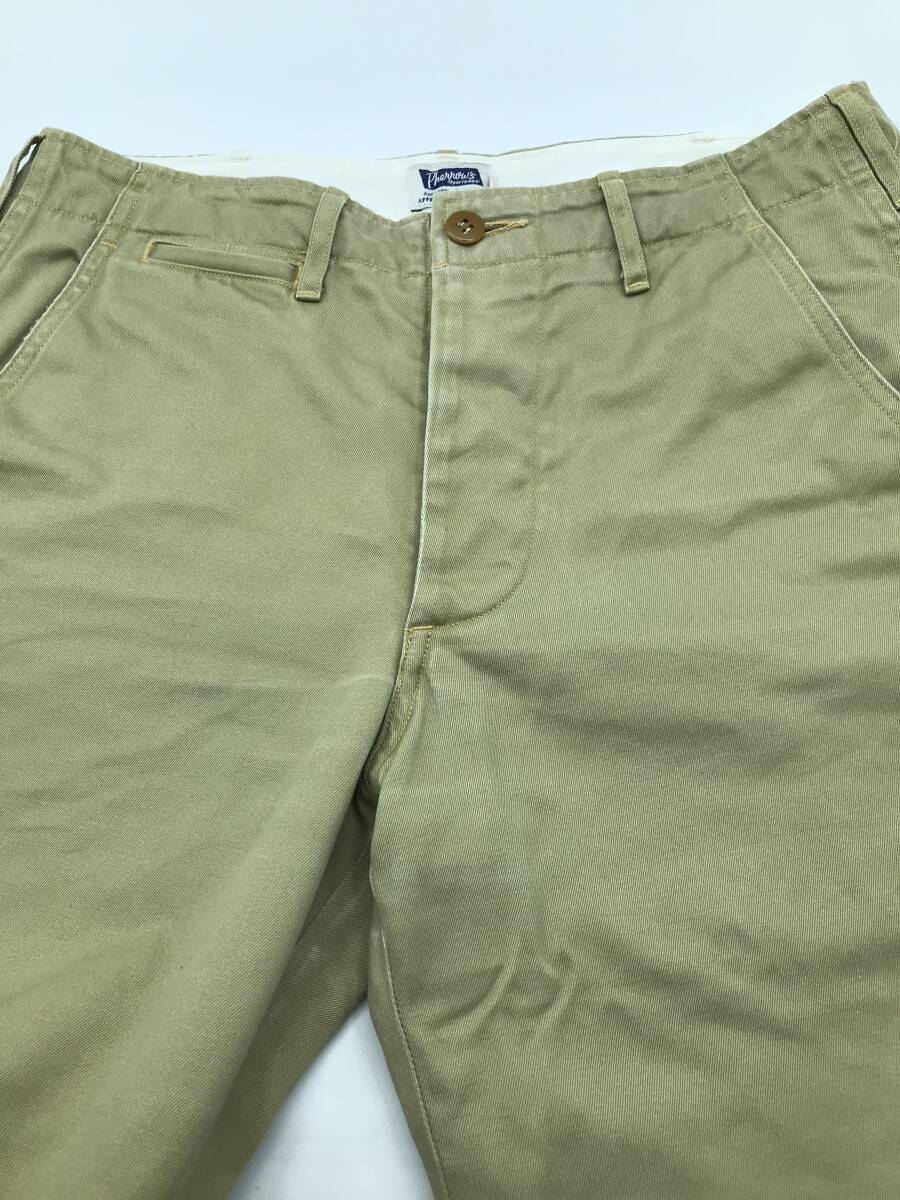 【日本製】Pherrow'sフェローズ チノ/カーキ/30/2A8 リアルマッコイ バズリクソンズ拍卖