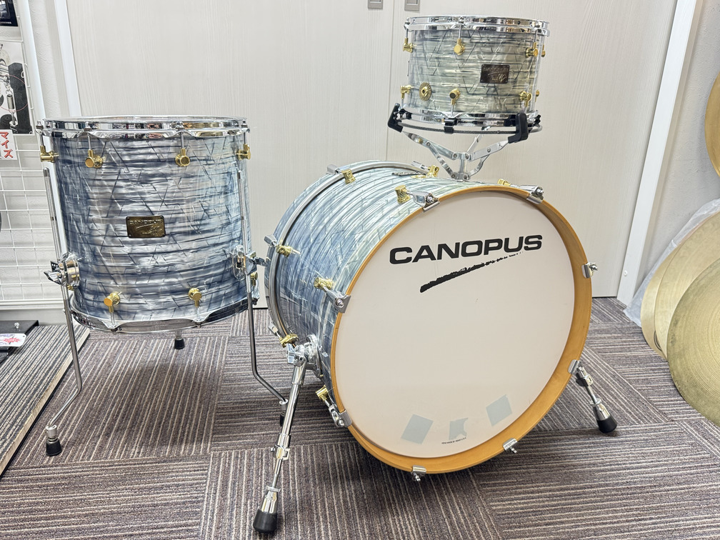 USED CANOPUS NV60M1EX BD20×14 TT12×8 FT14×14 Sky Blue Pearl拍卖