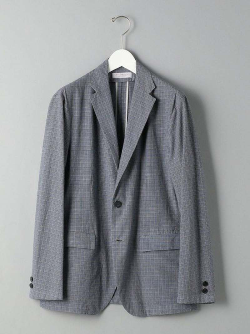 美品 ユナイテッドアローズ ビューティー & ユース グレー S サイズ 12221741600 春 秋 ユナイテッドアローズ チェック ビジカジ メンズ拍卖