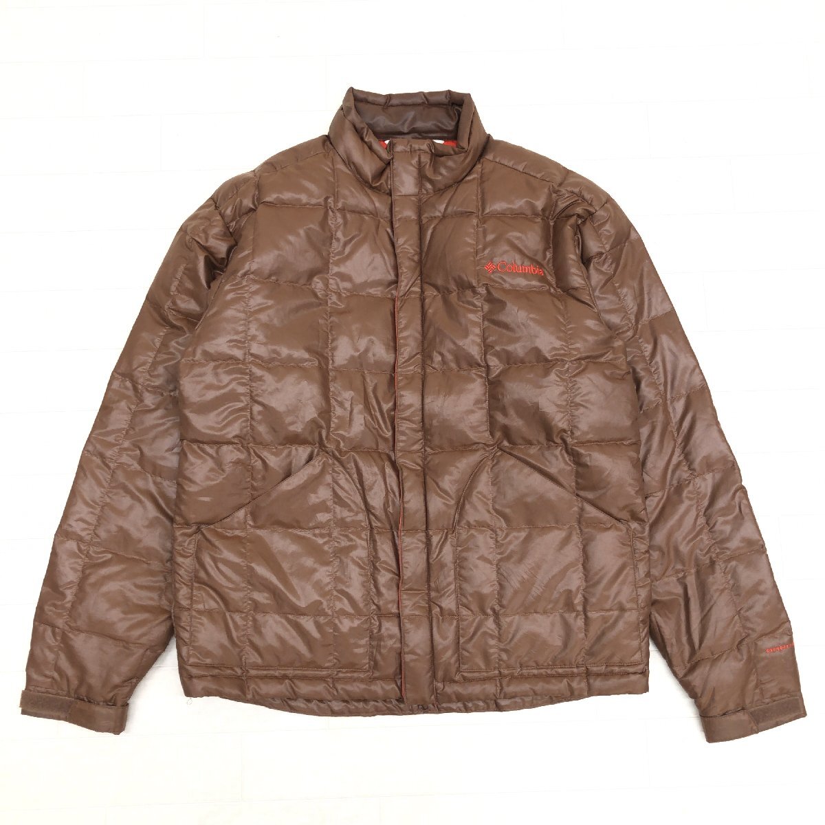 ●Columbia コロンビア 定価14,300円 オムニシールド ネブドーム2 ライトダウンジャケット M ブラウン ブルゾン 防寒 アウトドア メンズ拍卖