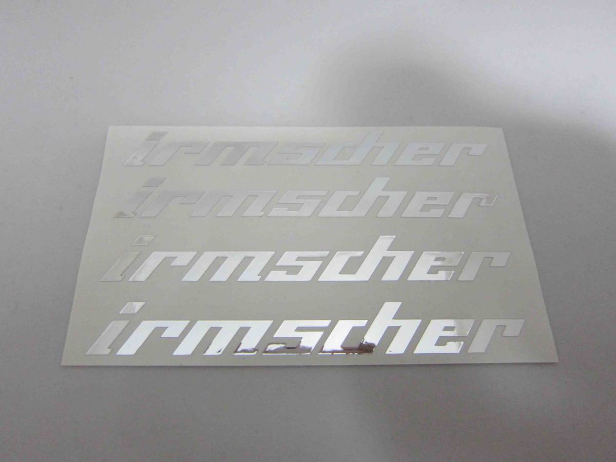 イルムシャーステッカー 鏡面4枚拍卖