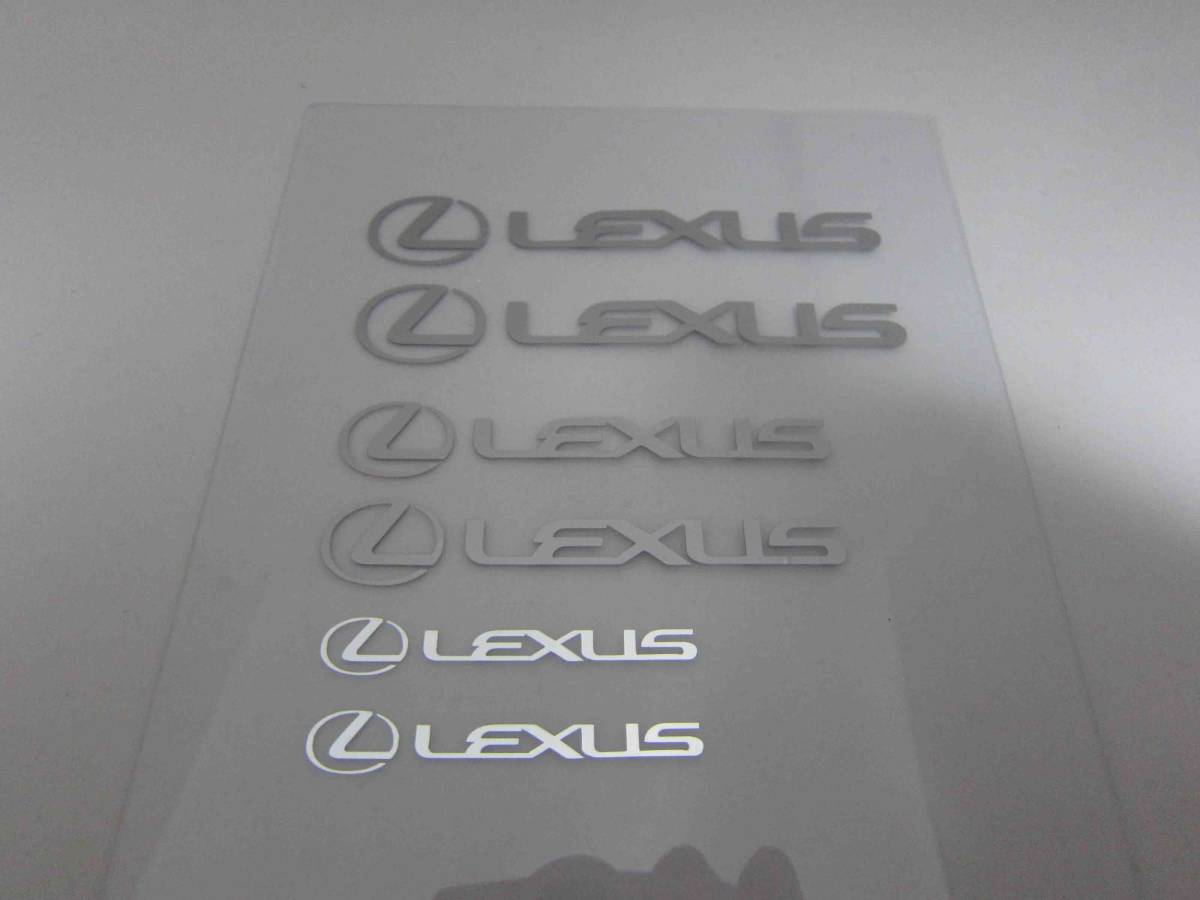 レクサス キャリパー ステッカー6枚シルバー拍卖