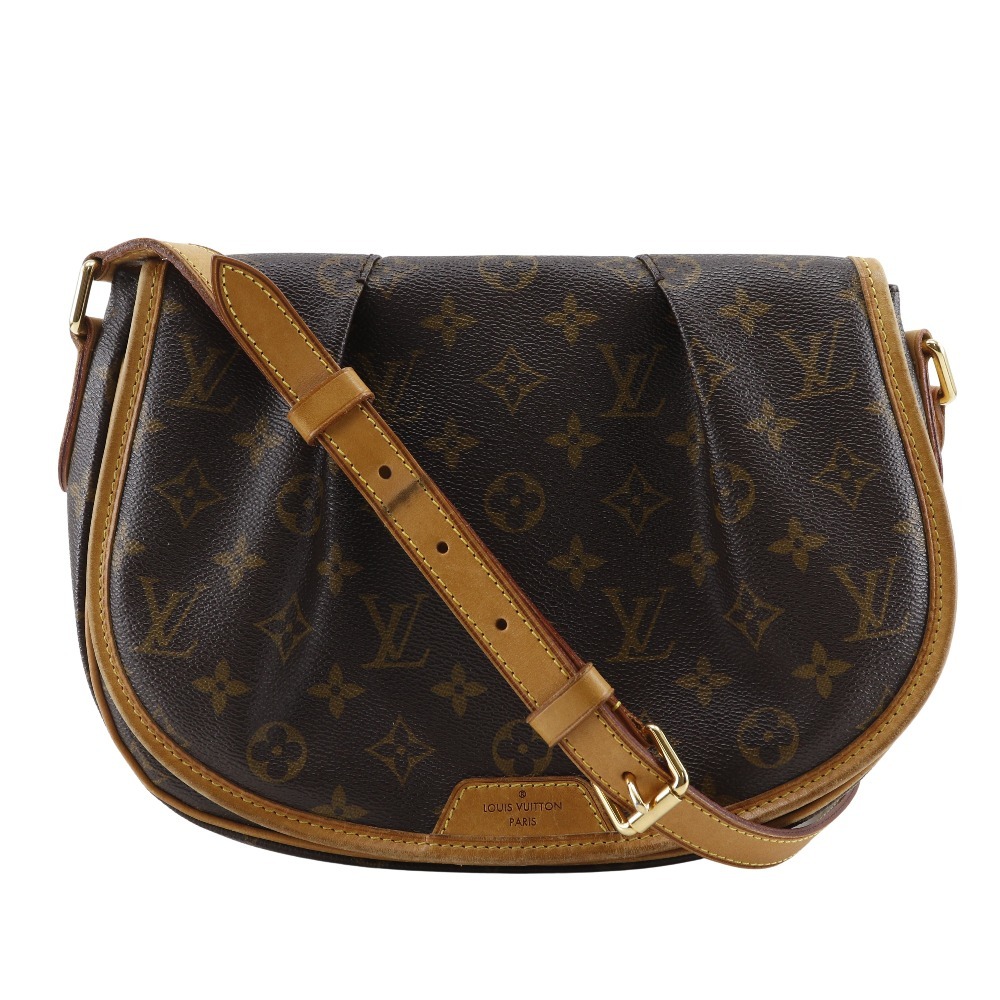 LOUIS VUITTON ルイ・ヴィトン メニルモンタンPM M40474 CT2193 ショルダーバッグ モノグラムキャンバス 茶 レディース【S192625092】中古拍卖