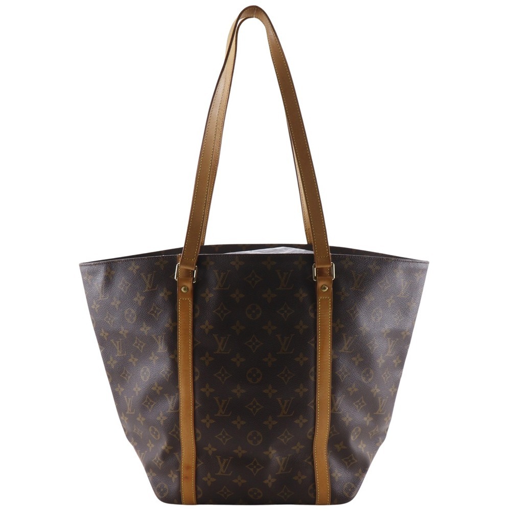 LOUIS VUITTON ルイ・ヴィトン サックショッピング M51108 MB0021 トートバッグ モノグラムキャンバス 茶 レディース【I191625096】中古拍卖