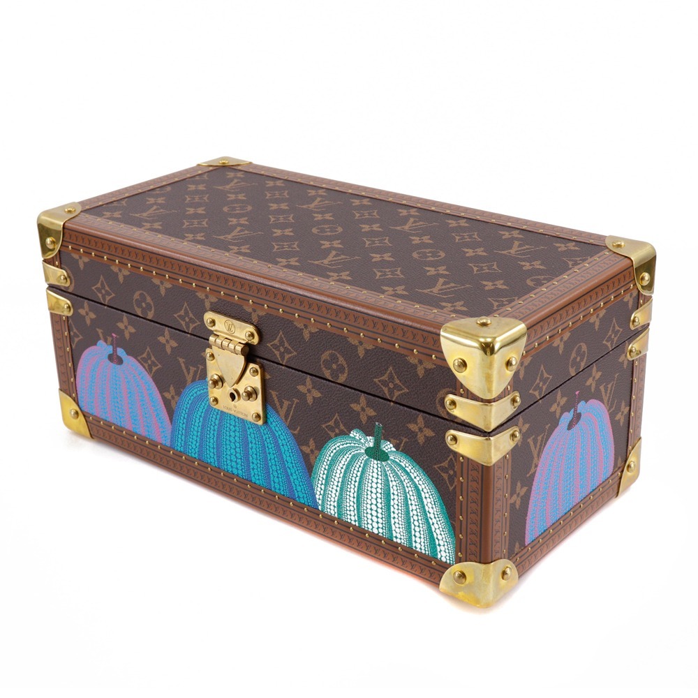 LOUIS VUITTON ルイ・ヴィトン コフレアクセソワール 時計&ジュエリーケース 草間彌生 M10124 モノグラムキャンバス【I191625029】中古拍卖