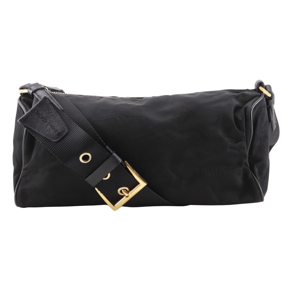 PRADA プラダ ショルダーバッグ ナイロン 黒 レディース【I201525005】中古拍卖