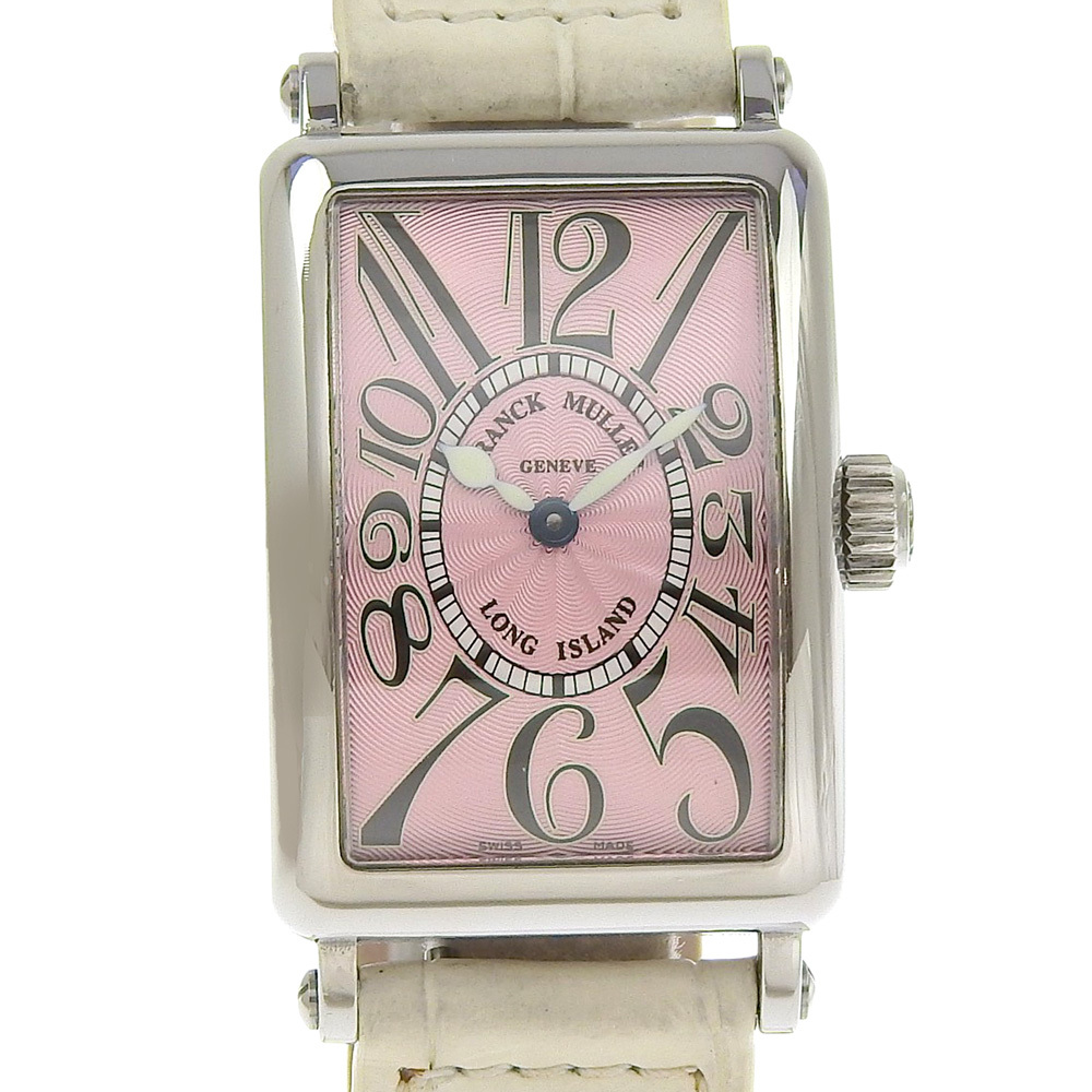 FRANCK MULLER フランクミュラー ロングアイランド 902QZ 腕時計 SS×クロコダイル クオーツ アナログ表示 レディース【S180725726】中古拍卖