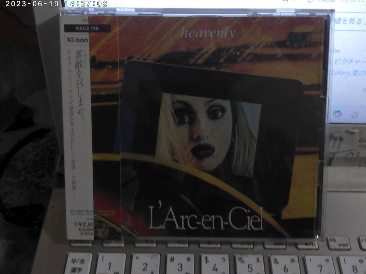 L'Arc~en~Ciel ラルクアンシエル / heavenly 帯付初回ピクチャー盤CD HYDE TETSU KEN SAKURA VAMPS拍卖