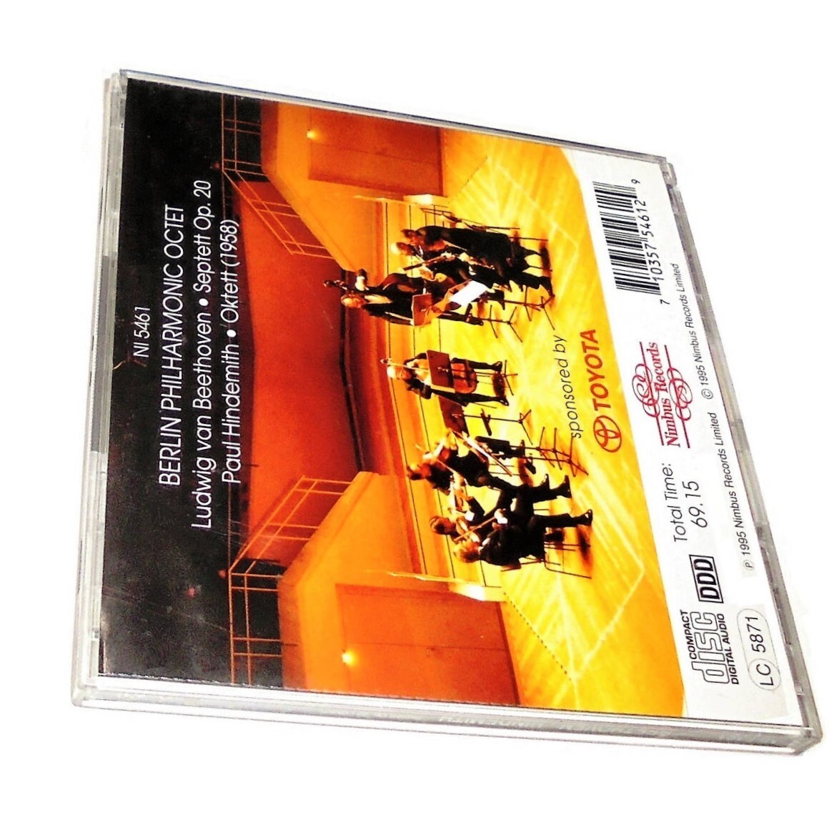 Nimbusベルリン フィルハーモニー八重奏団ベートーヴェン七重奏曲ヒンデミット八重奏曲ザイフェルトBERLIN PHILHARMONIC OCTET Hindemith拍卖