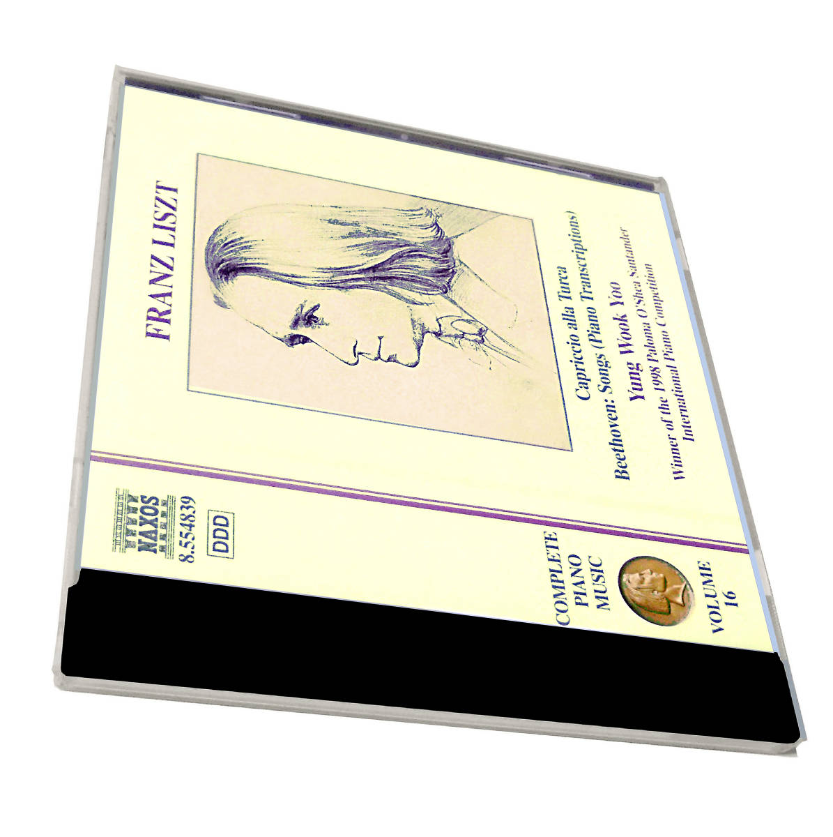 新品NAXOSリスト ピアノ曲全集16ベートーヴェンの歌曲の編曲集トランスクリプションズ ユン ウー ヨーYUNG WOOK YOO Liszt Transcriptions拍卖
