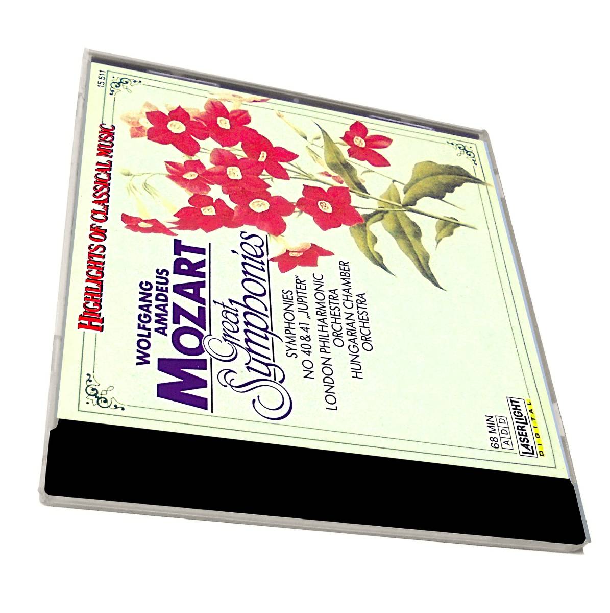 Laserlightタートライ シャンドール モーツァルト交響曲第41番ジュピター第40番LPO JANOS SANDOR VILMOS TATRAI MOZART Jupiter魔笛序曲拍卖