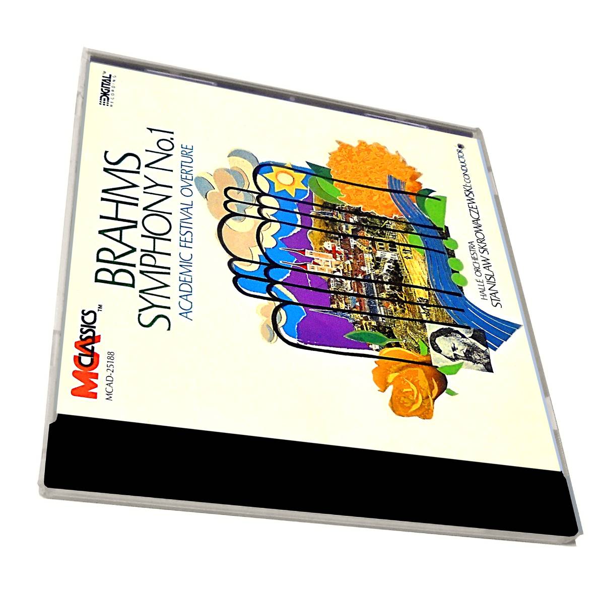 MCA Classics最初期盤ハレ管弦楽団スクロヴァチェフスキ ブラームス交響曲第1番 大学祝典序曲STANISLAW SKROWACZEWSKI Brahms Symphony No1拍卖