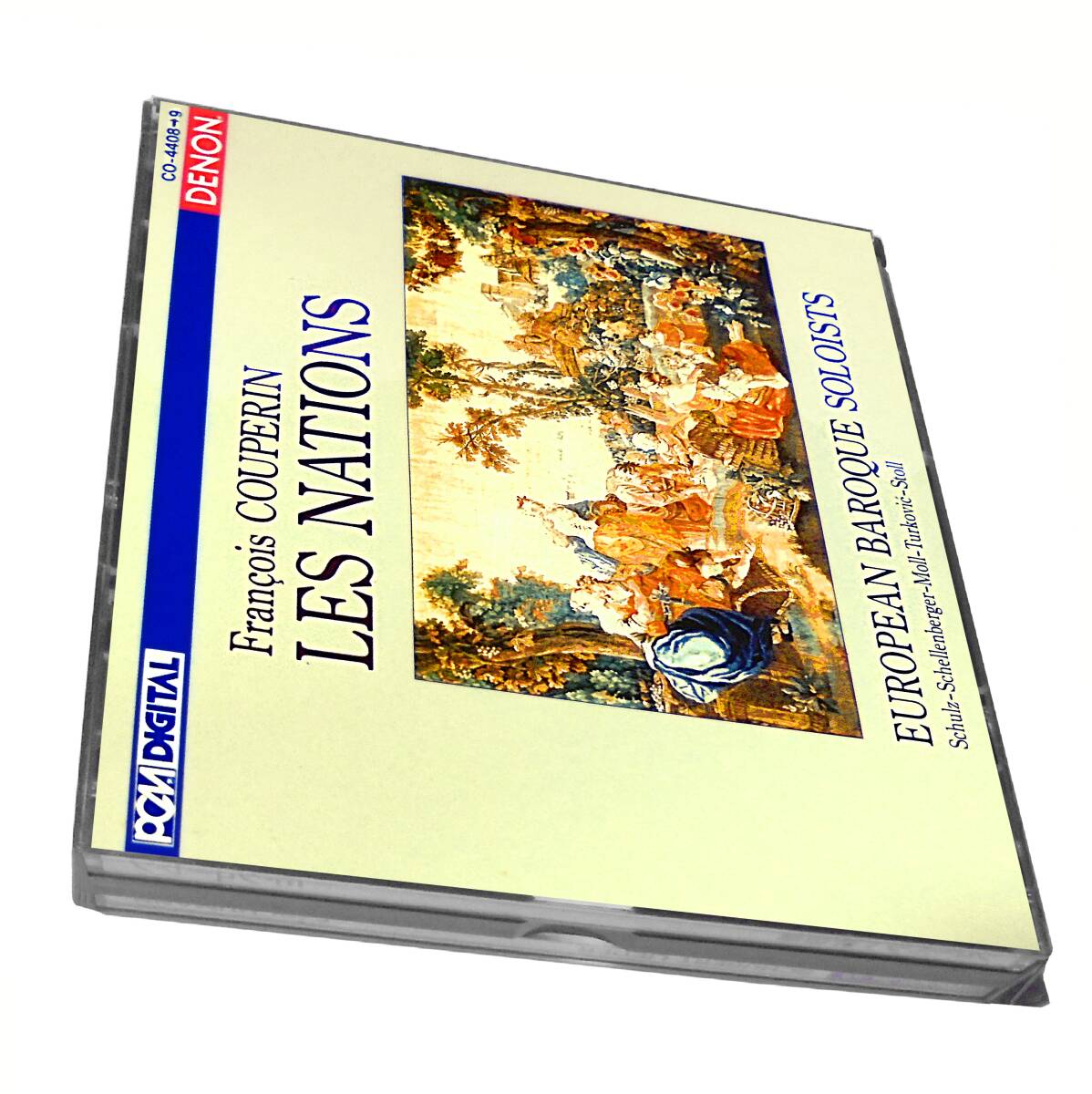 最初期盤Fクープラン組曲集(諸国の人々)ヨーロッパ バロック ソロイスツCOUPERIN EUROPEAN BAROQUE SOLOISTS Schellenberger Klaus Stoll拍卖