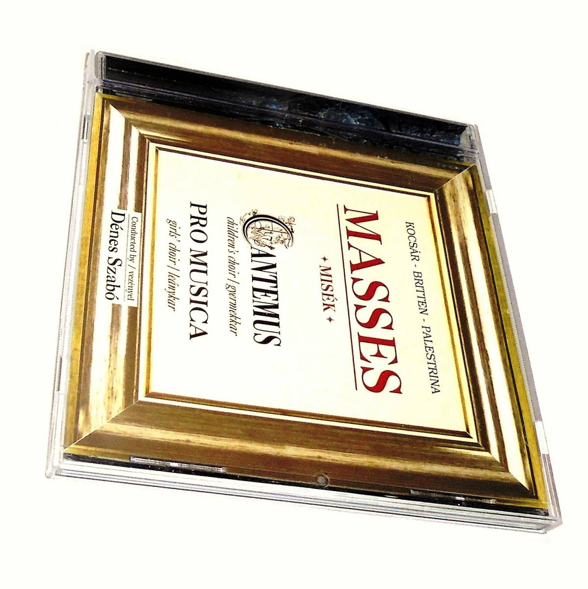 サボー プロムジカの歌う三大巨匠の傑作ミサPRO MUSICA SZABO Masses Misek Britten Kocsar Palestrinaコチャール ブリテン パレストリーナ拍卖