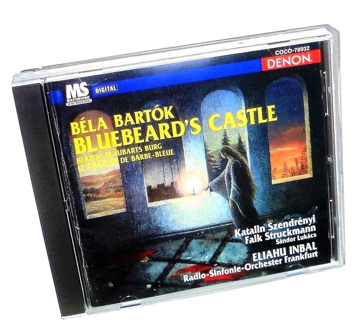 DENON高音質20BITデジタルマスタリング最初期盤W/フランクフルト ルカーチ センドレニ シュトルックマン インバル バルトーク 青ひげ公の城拍卖