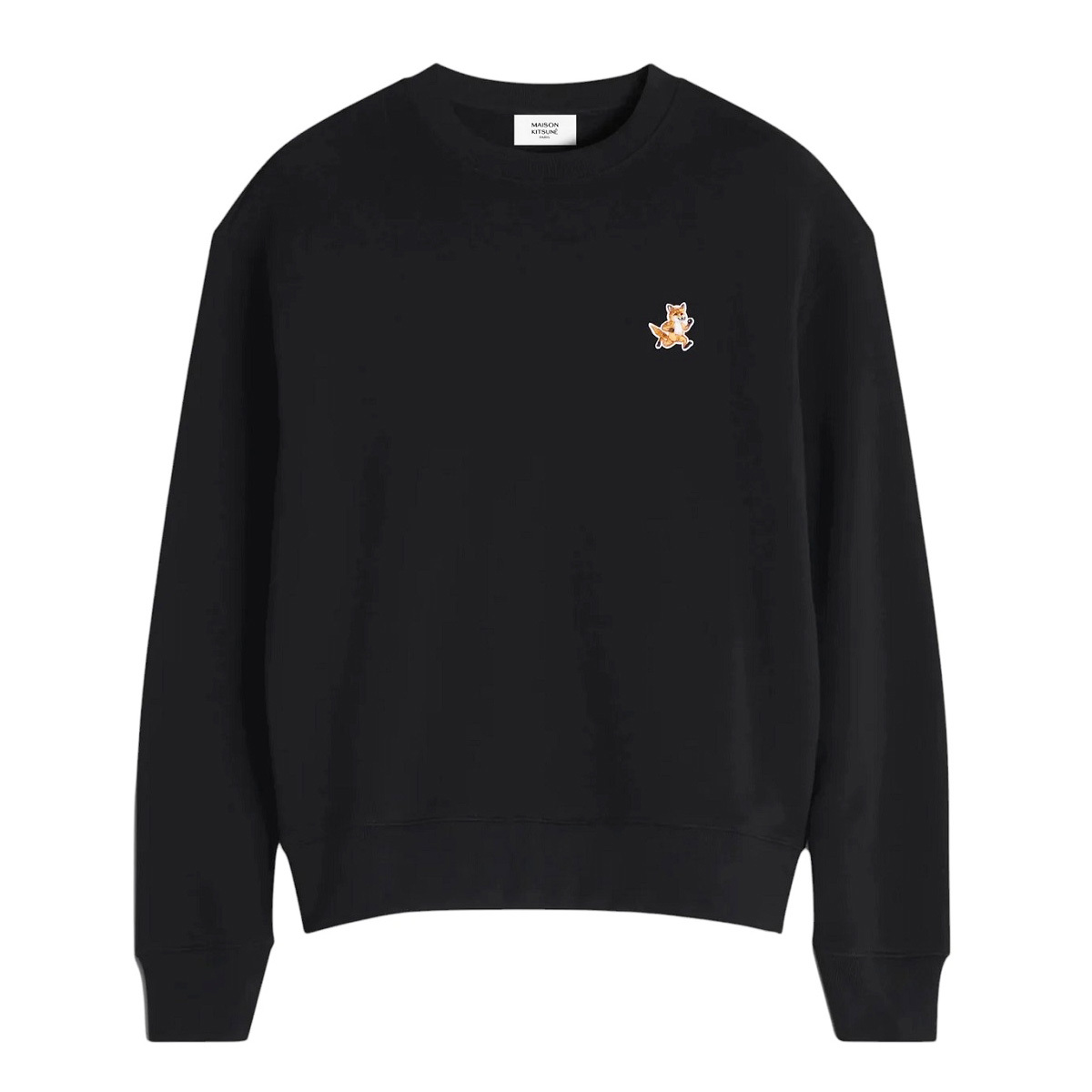 送料無料 2 MAISON KITSUNE メゾンキツネ MM00313 KM0321 P199 ブラック スウェット トレーナー size M拍卖
