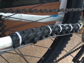 自作 フレームのチェーンステーガード(チェーンステーカバー)IRCミトス系 送料抑制!定形外郵便¥260で全国一律発送!拍卖