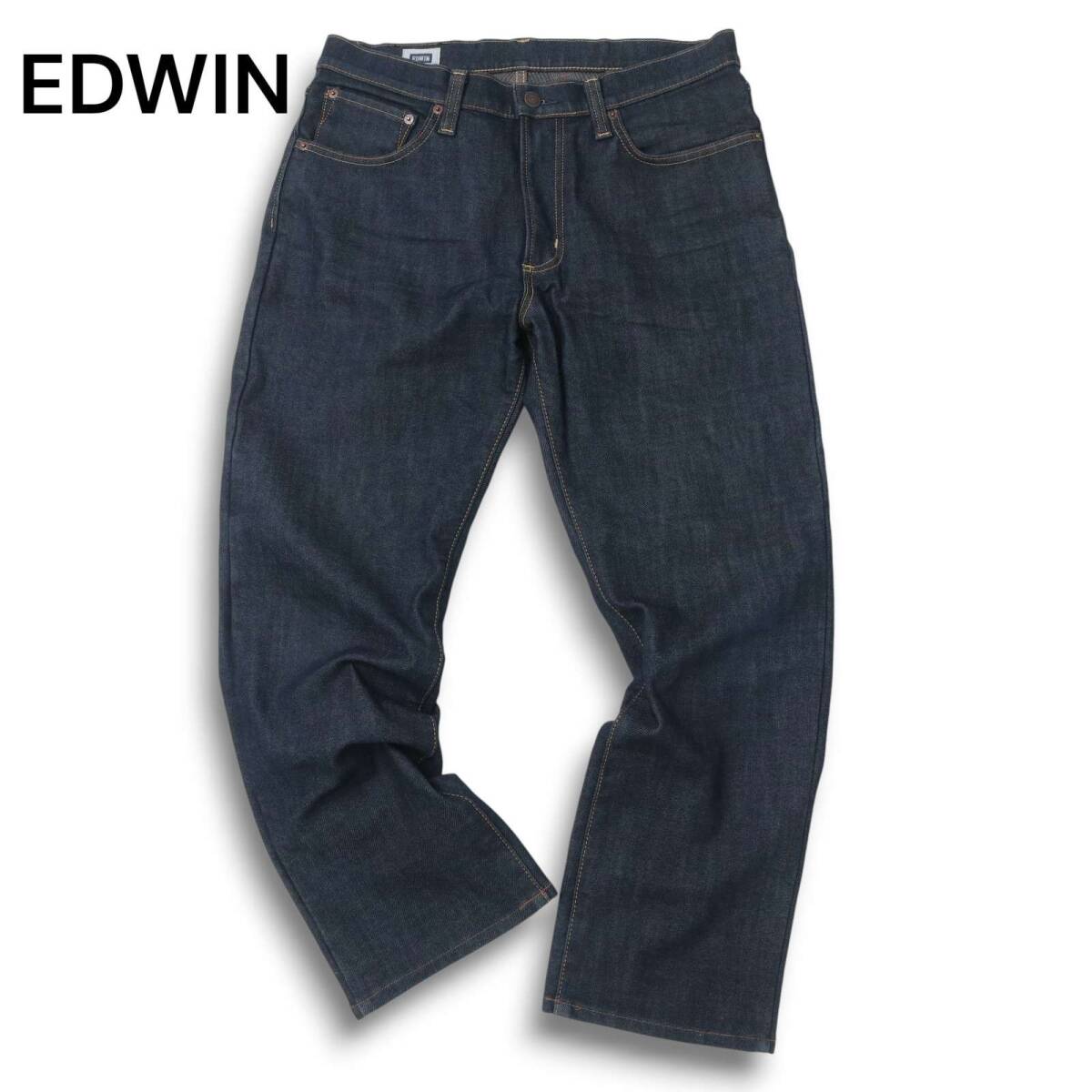 EDWIN エドウィン E403WF WILD FIRE★ 防風 防寒 裏起毛 ストレッチ デニム パンツ ジーンズ Sz.33 メンズ 日本製 バイク拍卖