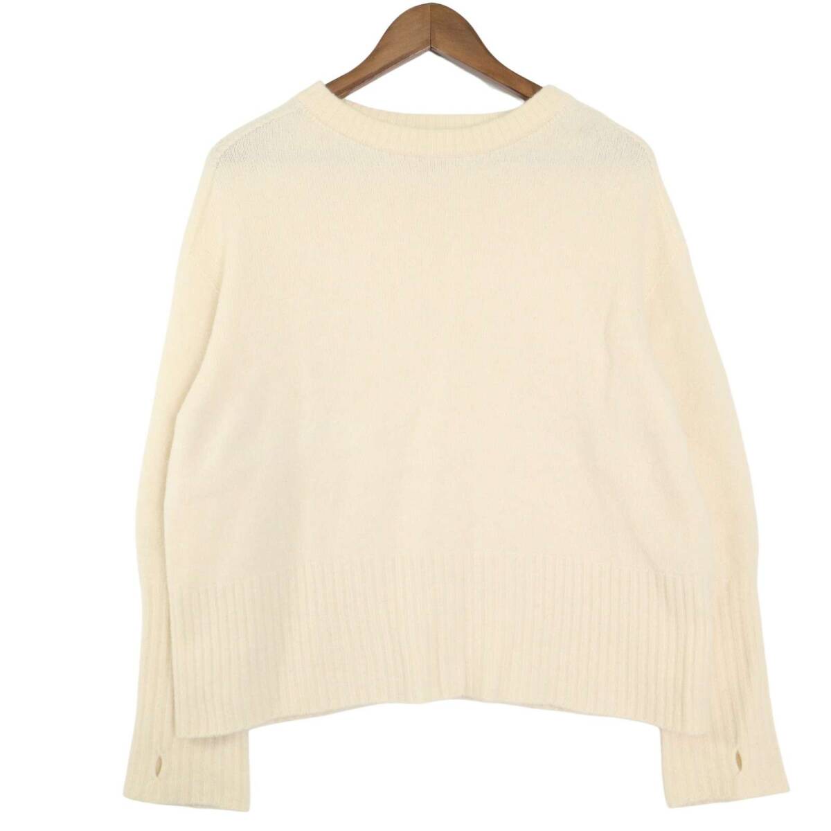 Spick and Span スピック&スパン 秋冬 ニット★ セーター クルーネック リブニット Sz.F レディース 白拍卖