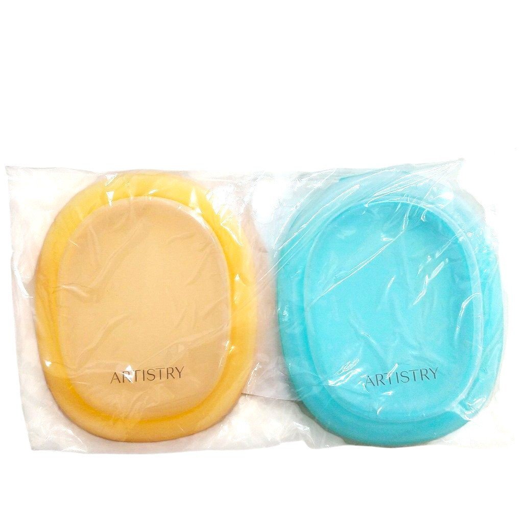 ♯アムウェイ アーティストリー シリコンケース♪amway 洗ってリユース オーバル型 非売品 小物入れ 新品拍卖