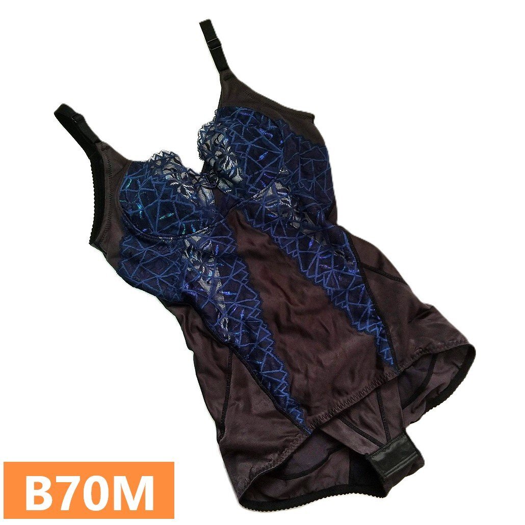 マルコ フルカップボディスーツ B70M カーヴィシャス カレスブラック 黒 補整 補正 ボディースーツ USED m2093拍卖