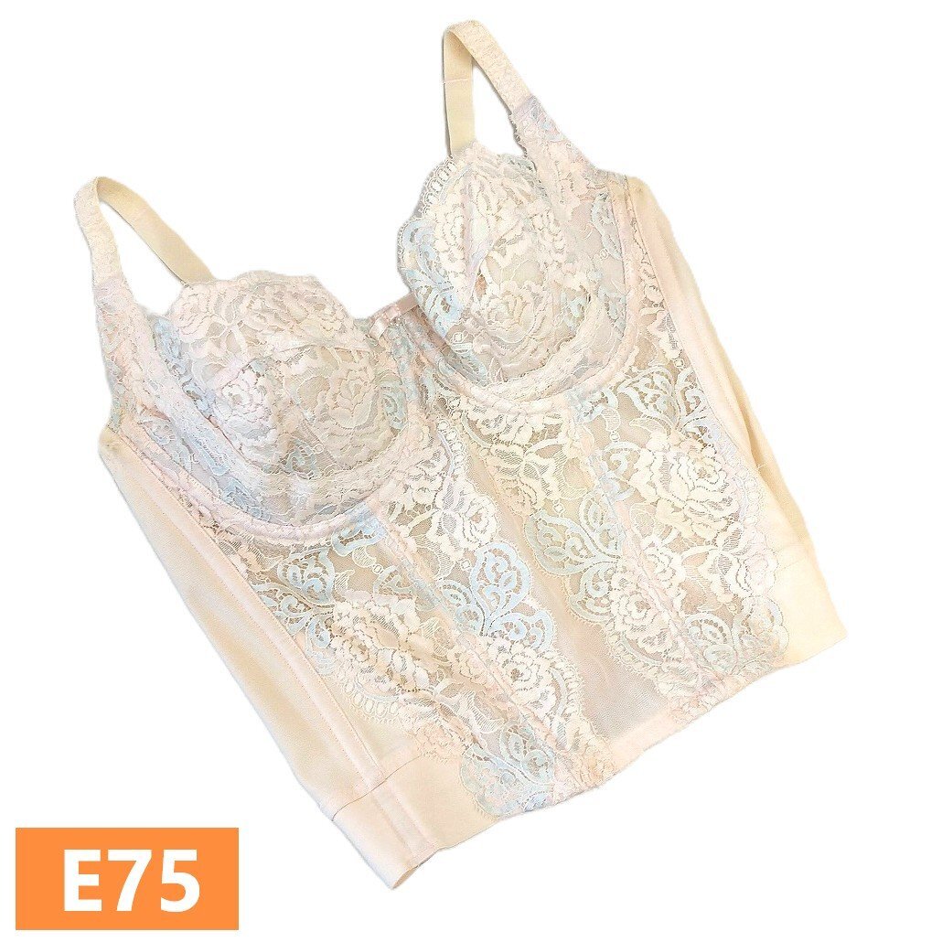 マルコ ロングブラジャー E75 あこがれ ピンク USED 補整 補正 日本製 ブラジャー 訳あり ロングブラ m2144拍卖