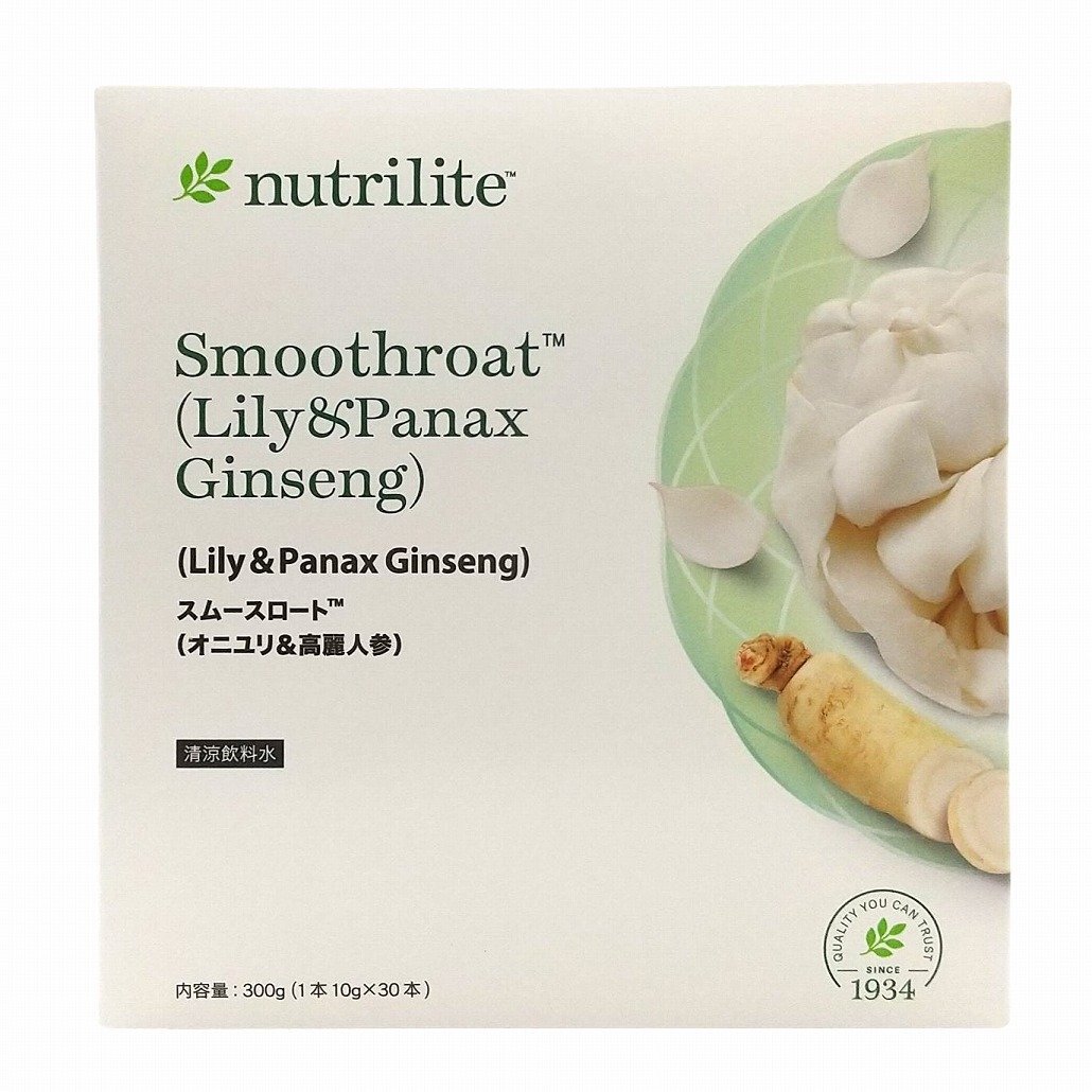 アムウェイ スムースロート(オニユリ&高麗人参)amway ニュートリライト リキッド サプリメント うるおいケア のどケア 新品拍卖