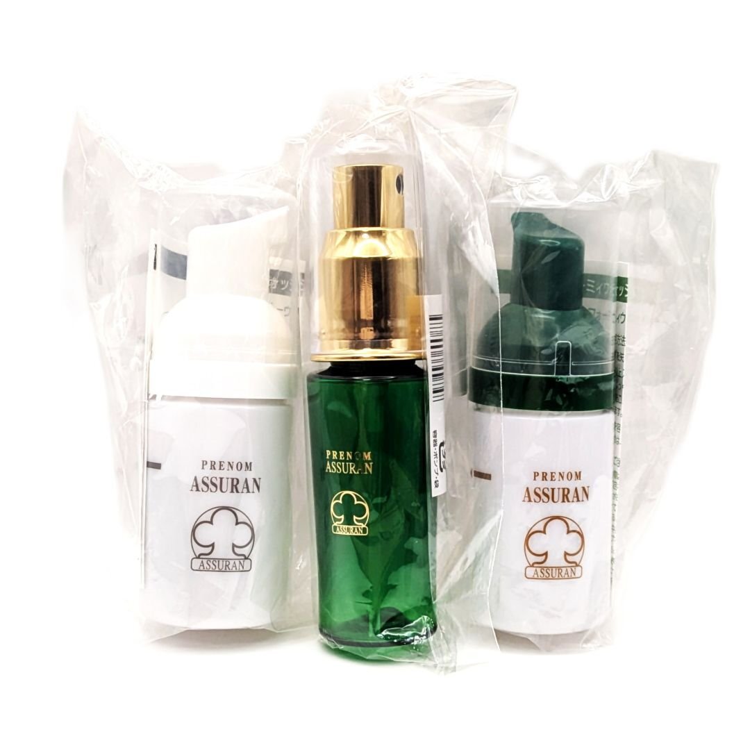 アシュラン 携帯容器 3点セット フォーミィウォッシュ ローション ユースリーウォッシュ ASSURAN サンプル トラベルキット拍卖