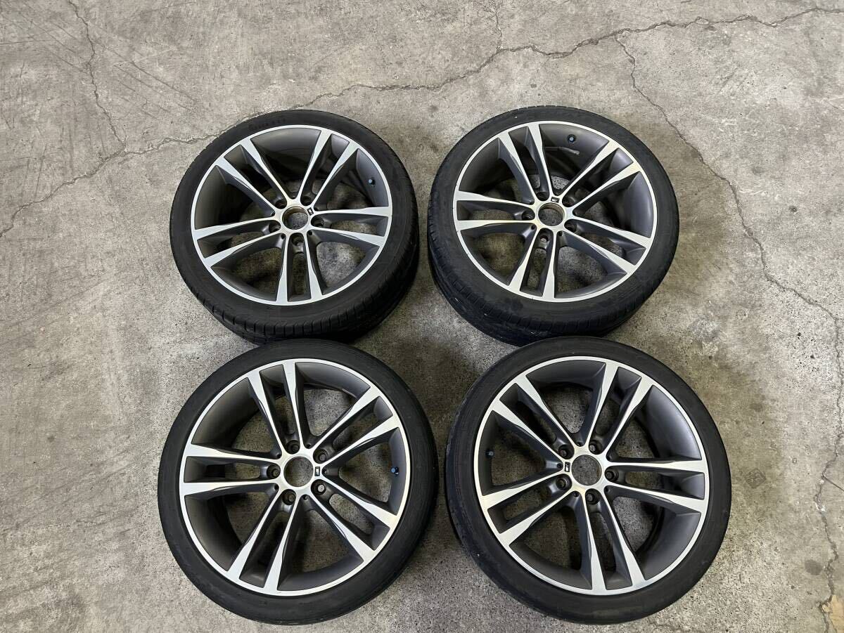 美品■BMW F30 F31 E90 E91 E92 19インチ 8.5J +45 PCD 120x5 アルミホイール Mスポーツ 3シリーズ拍卖