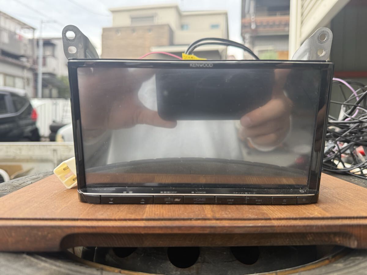【動作確認済み・配線有り】ケンウッド 彩速ナビ MDV-S706 フルセグ DVD ステー付き 地デジアンテナ付き アルファード ヴェルファイア拍卖