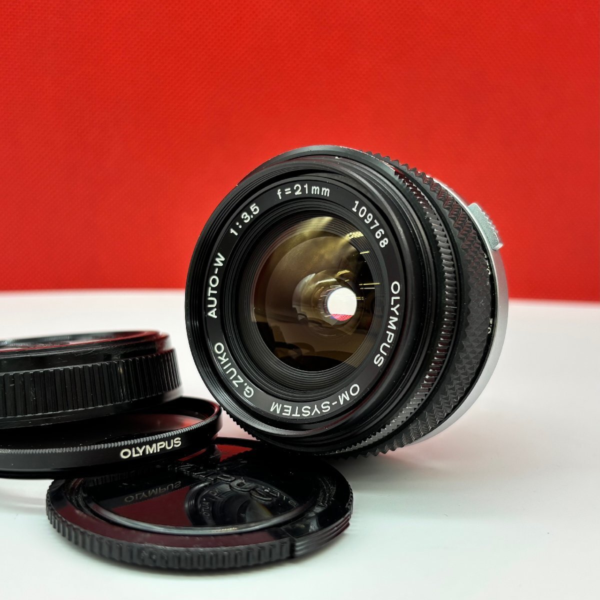 △04 OLYMPUS OM-SYSTEM G.ZUIKO AUTO-W F3.5 21mm カメラ レンズ 1円スタート オリンパス拍卖