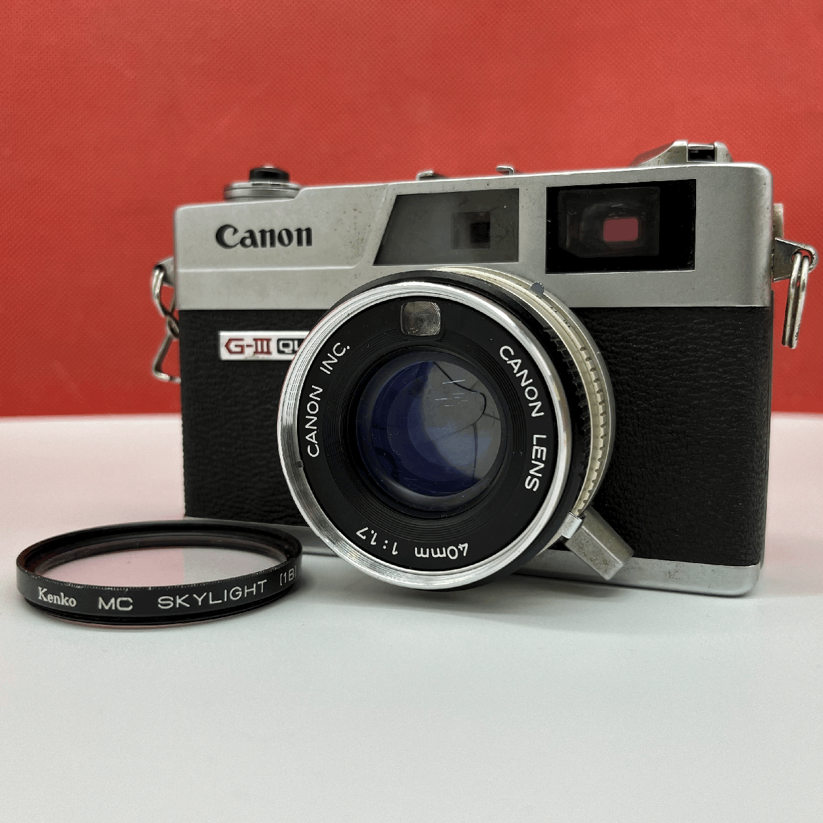 ☆23 Canon Canonet QL17 G-Ⅲ QL 40mm F1.7 フィルムカメラ レンジファインダー ジャンク 1円スタート キャノン拍卖