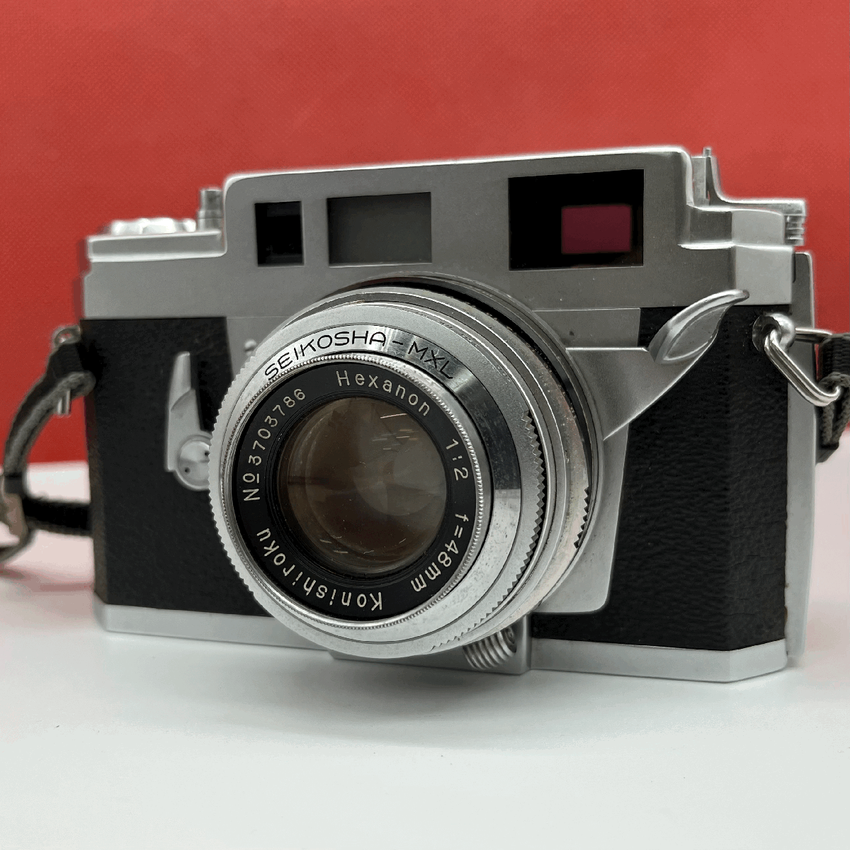 ☆49 Konica ⅢA Hexanon F2 48mm フィルムカメラ レンジファインダー 動作品 1円スタート コニカ拍卖