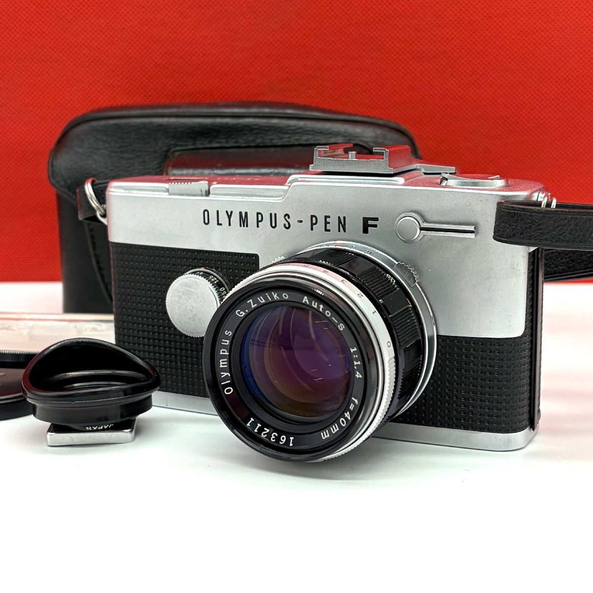 +51 OLYMPUS-PEN F PEN-FT G.Zuiko Auto-S F1.4 40mm フィルム一眼レフカメラ 動作品 1円スタート オリンパス拍卖