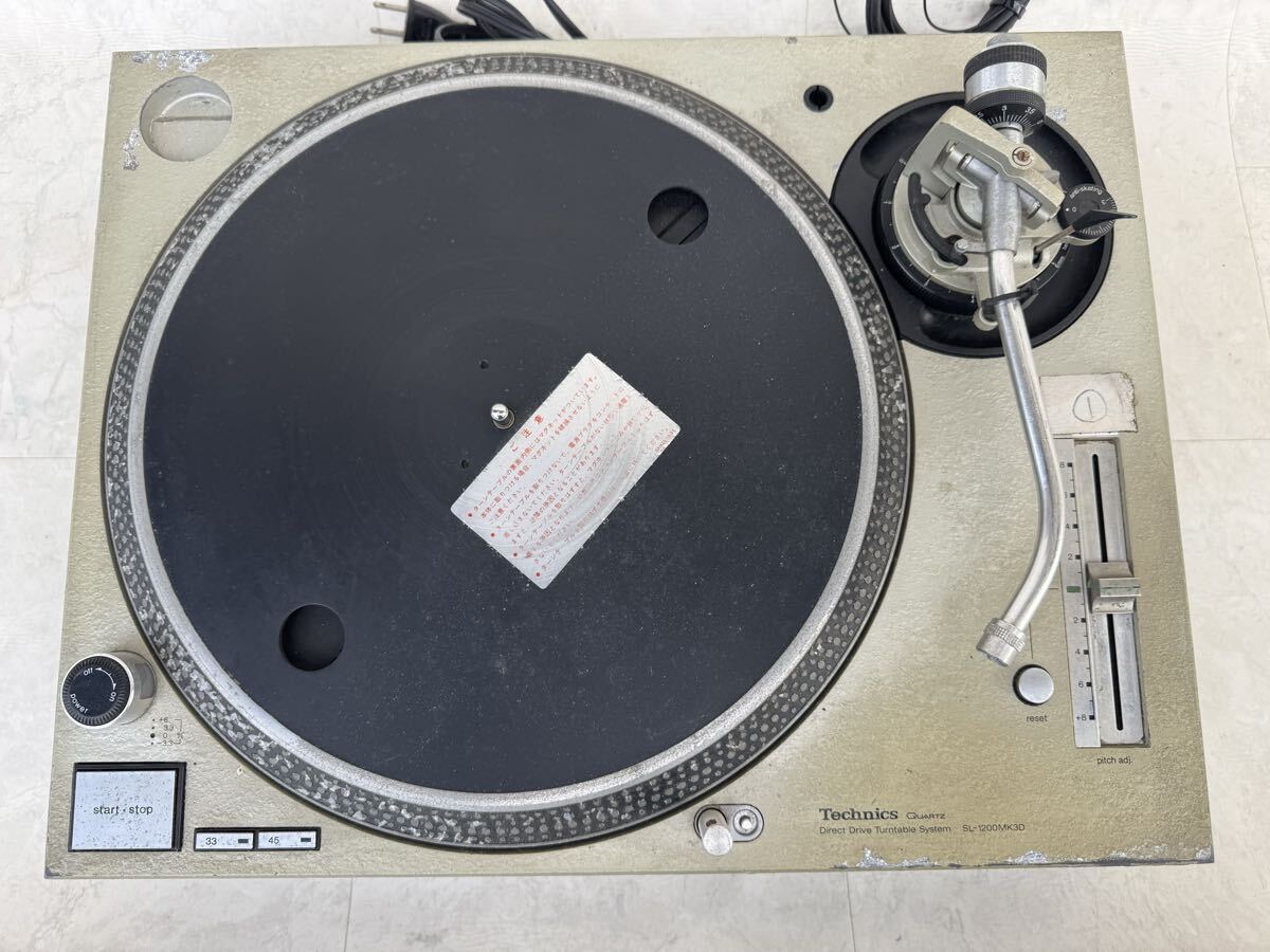 再生確認済 Technics SL-1200MK3D ターンテーブル テクニクス ★a1786拍卖