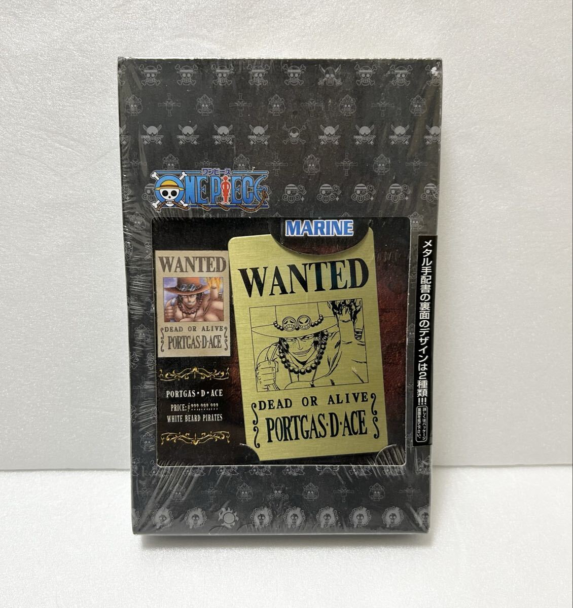 ワンピース ONEPIECE メタル手配書 ポートガス・D・エース ゴールドVer.拍卖