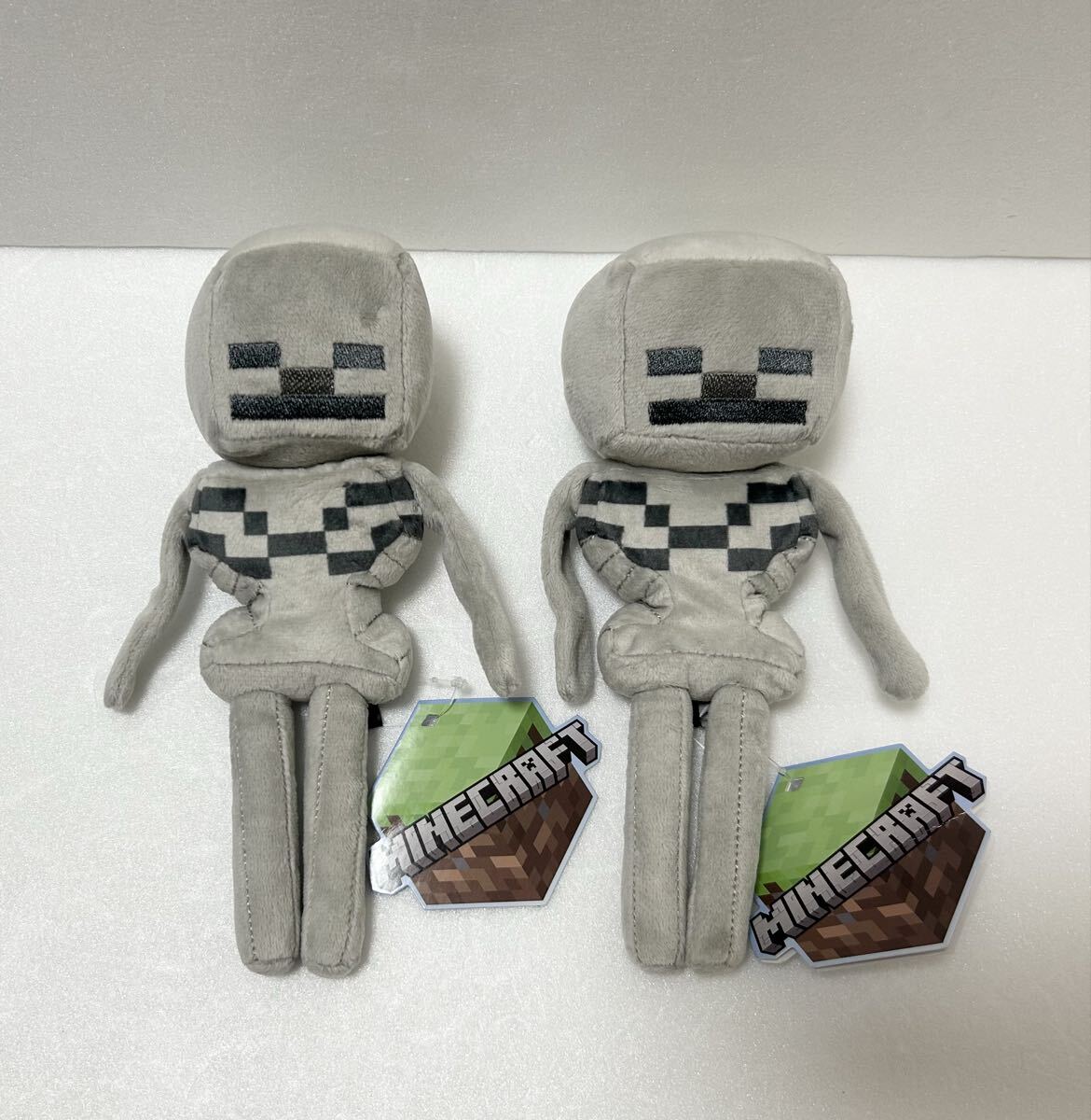2個セット マインクラフト ぬいぐるみ スケルトン マイクラ拍卖