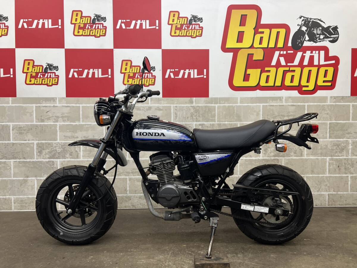HONDA ホンダ APE50 TYPE D エイプ50 AC18 販売証明書有り 場内走行確認済み 始動動画有り 売り切り 未整備 現状車 バンガレ拍卖
