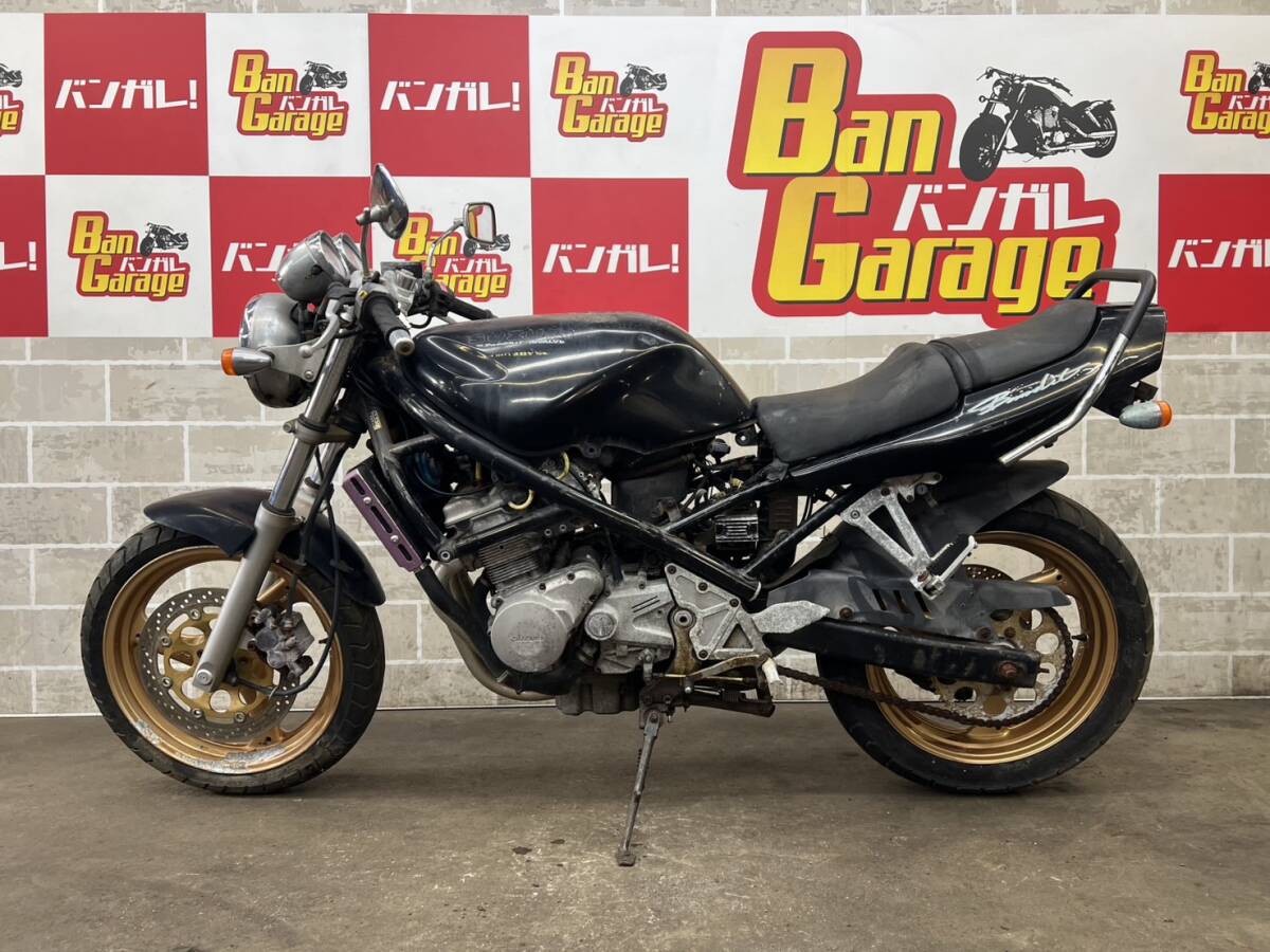 SUZUKI スズキ BANDIT250 バンディット250 GJ74A 書類無し エンジン始動動画有り 売り切り 未整備 現状車 バンガレ拍卖