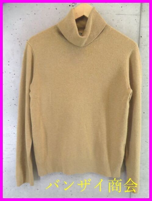 7001s8◆良品です◆カシミヤ100%◆UNIQLO ユニクロ タートルネック カシミヤニットセーター S/カーディガン/ベスト/ジャケット/メンズ男性拍卖
