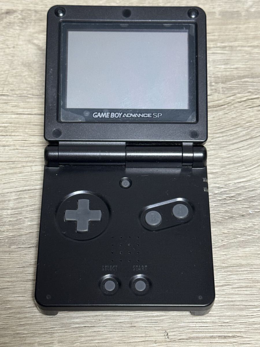 Nintendo GBA SP ゲームボーイ アドバンス オニキスブラック 本体 任天堂 ニンテンドー レトロ ゲーム拍卖