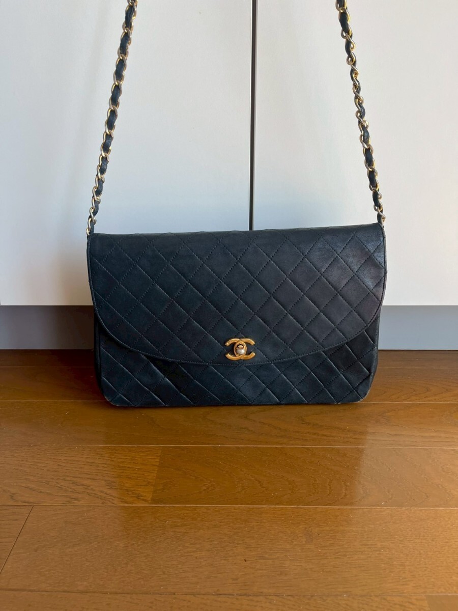 CHANEL シャネル マトラッセ ラムスキン ヴィンテージ ショルダーバッグ チェーンショルダーバッグ ジャンク拍卖