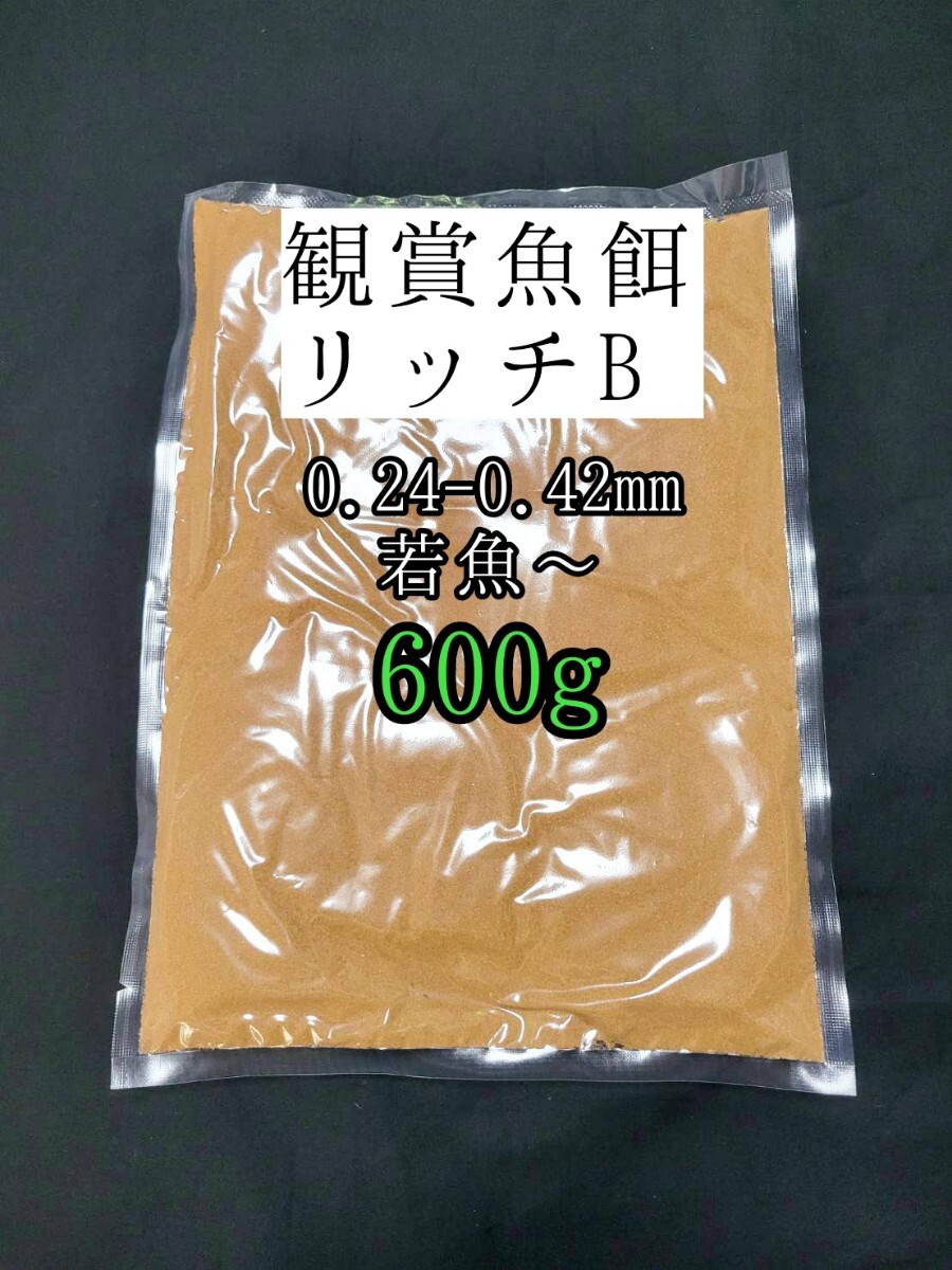 餌の定番 めだかの餌 リッチB600g メダカ 熱帯魚 金魚 観賞魚 グッピー 高栄養メダカ餌 アクアリウム拍卖