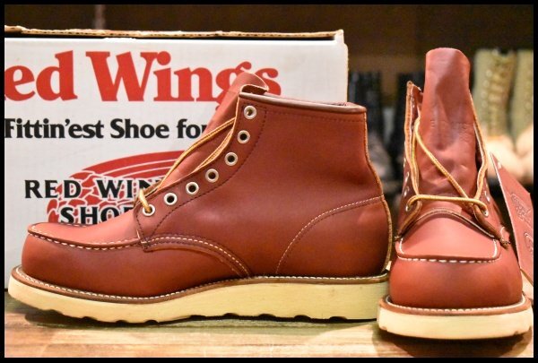 【7E 箱付 DEAD 犬タグ 97年】レッドウィング 8875 アイリッシュセッター 赤茶 オロラセット モックトゥ ブーツ redwing HOPESMORE拍卖