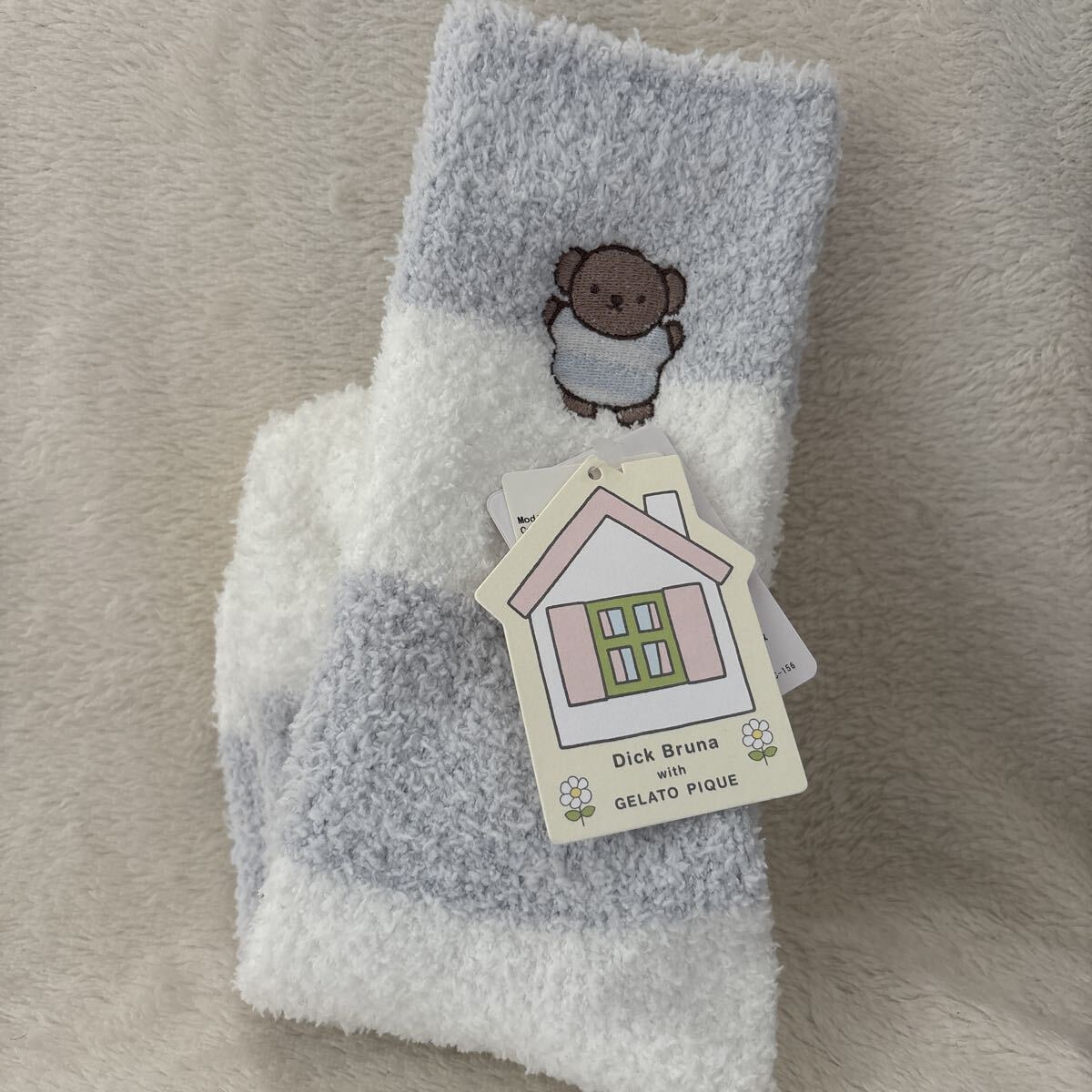 ディックブルーナxジェラートピケ ルームソックス gelato pique 靴下拍卖