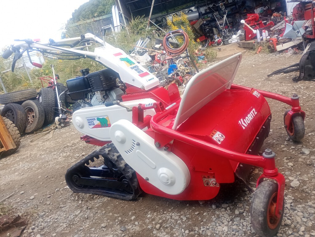 1円★オーレック ハンマーナイフモアー★HRC663 ゴムクローラ★草粉砕機 エンジン最高★動作品★拍卖