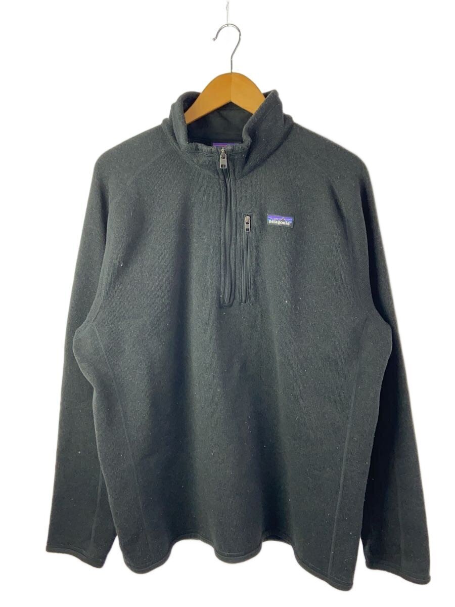 patagonia◆ベター・セーター・1/4ジップ_ブラック/XL/ポリエステル/BLK/無地拍卖