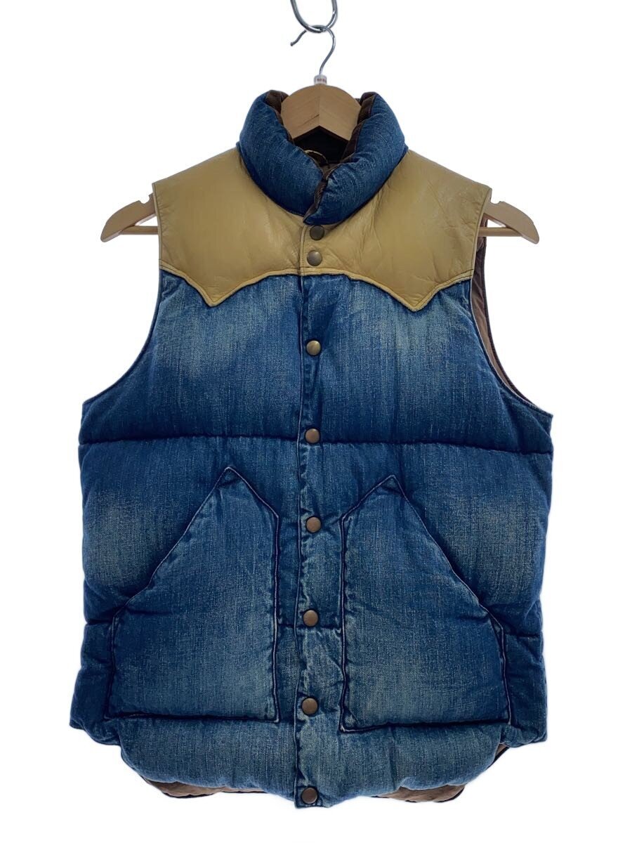 Rocky Mountain Featherbed◆ダウンベスト/36/デニム/IDG/450-512-03拍卖