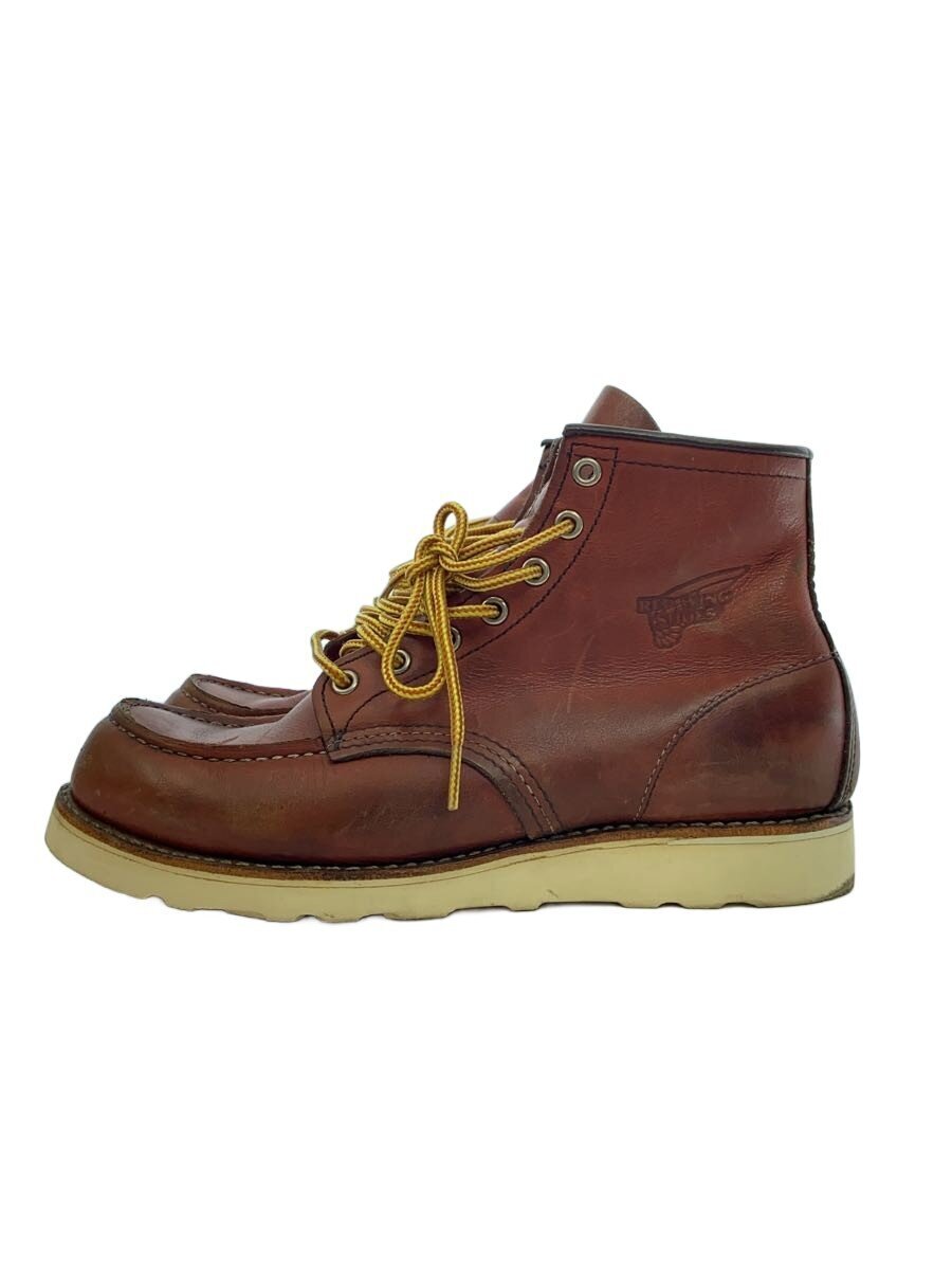 RED WING◆アイリッシュセッター/モックトゥー/ブーツ/レザー/28.5cm/BRW/9106拍卖
