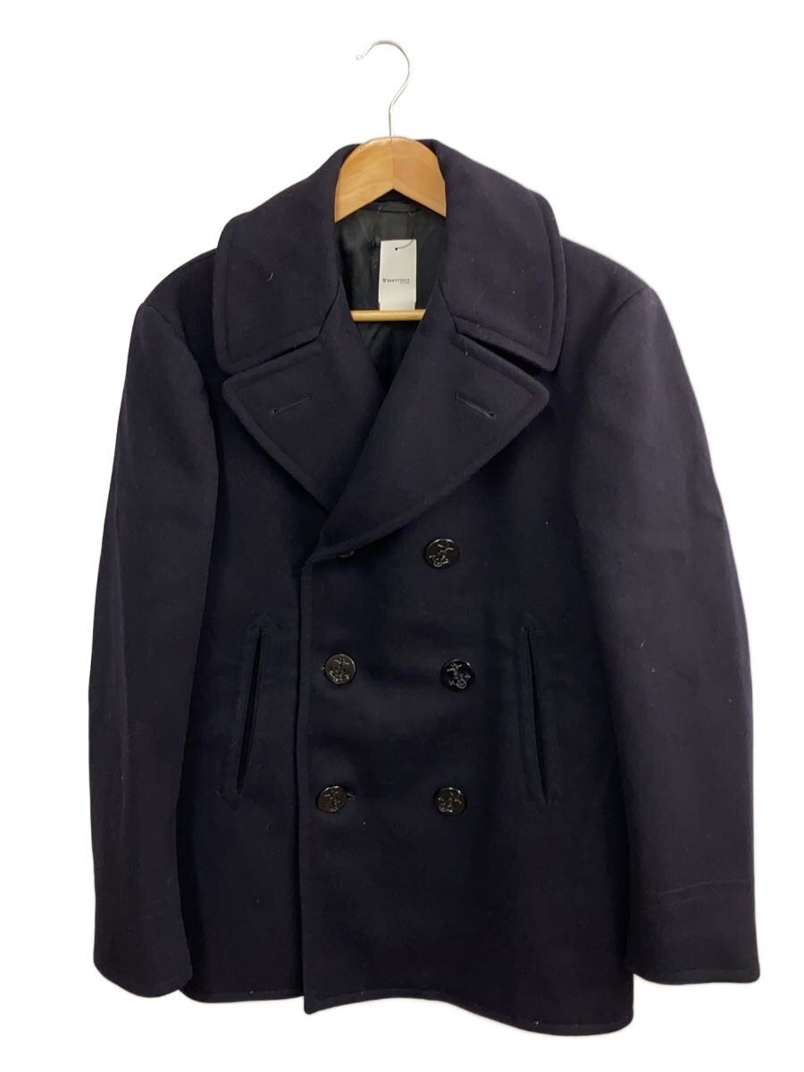 US.NAVY◆60s/P-COAT/コーデュロイスレーキ/ピーコート/36/ウール/NVY拍卖
